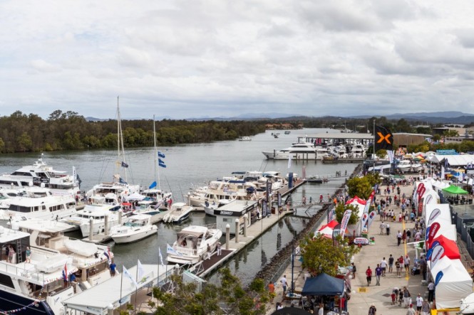 Hundreds of the world's best boating brands were on show over a 2 5km display circuit