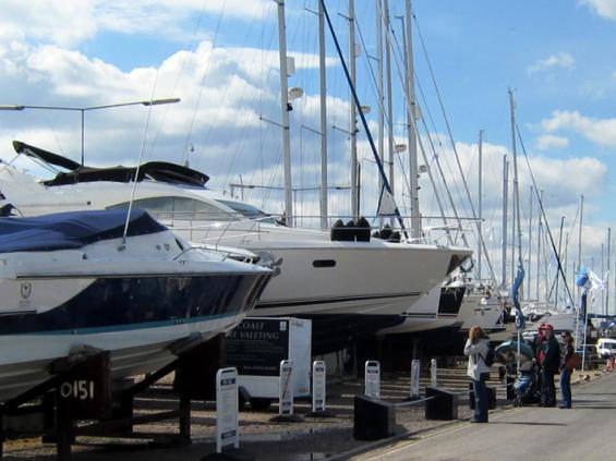 Image from the Hamble Point Boat Show 2013