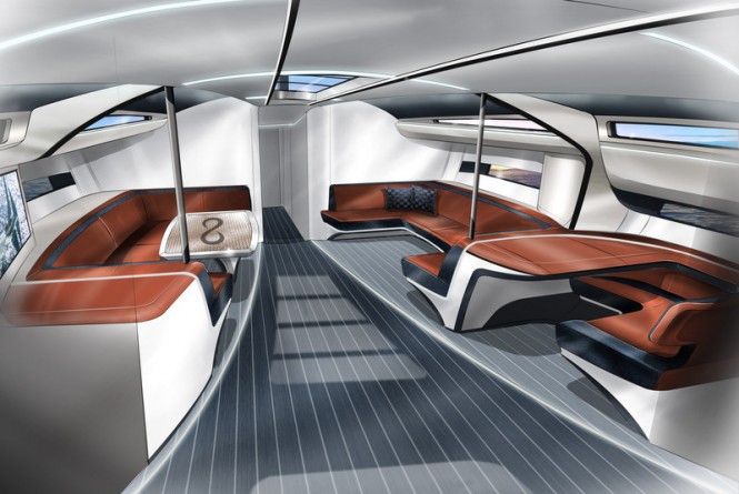 Infiniti 100S Yacht - Saloon Forward