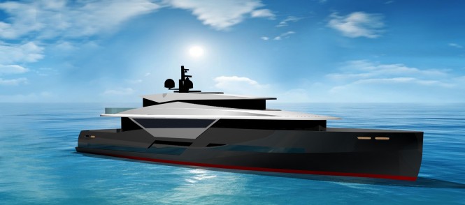 Latest 53m motor yacht LGH 53 Hybrid concept by Green Yachts
