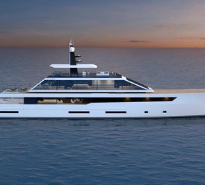 Latest 55m motor yacht QUARTZ concept by Luiz de Basto