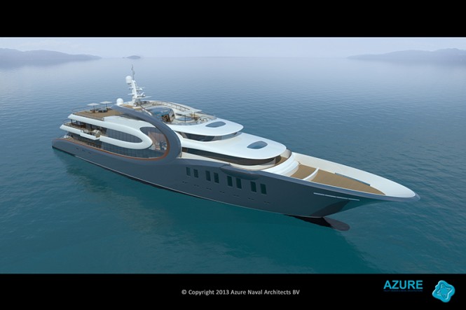 Latest 88m Motor Yacht Dylana Concept by Azure Yacht Design and Naval Architects