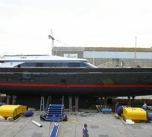 Newly launched 60m mega yacht SEAHAWK by Perini Navi and Ron Holland