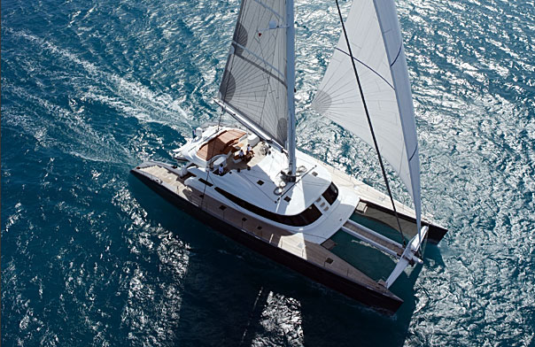 Luxury charter catamaran ALLURES
