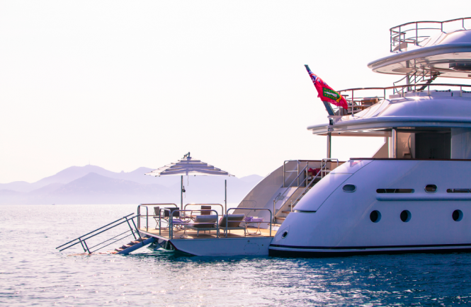 Luxury charter yacht PRIDE