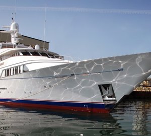 Sea trials for charter yacht TELEOST refitted by Pendennis