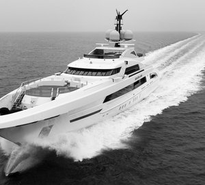 Successful sea trials for GALACTICA STAR Yacht with Fast Displacement Hull Form by Van Oossanen