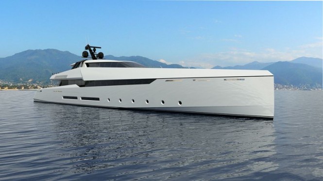 Luxury superyacht Ghost G180F
