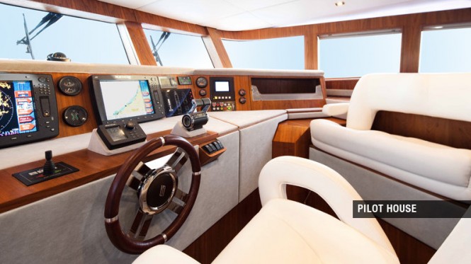 Luxury yacht Aycer 110 - Pilot House