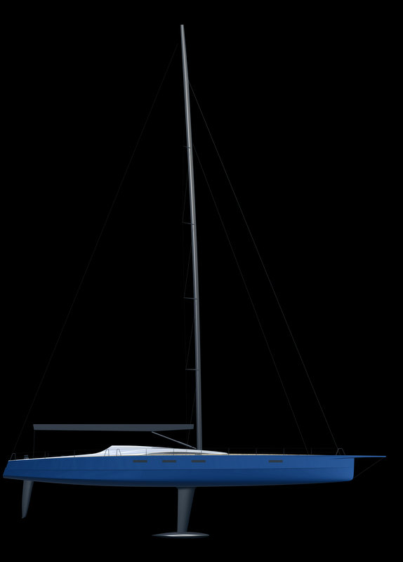 Luxury yacht Infiniti 100S - side view