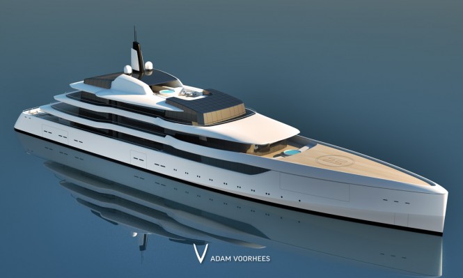 Luxury yacht Project Lumen - Bow