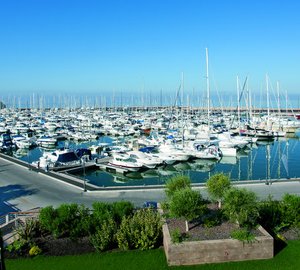 Marina di Scarlino hosting superyachts in the heart of the Tuscan Maremma in Italy