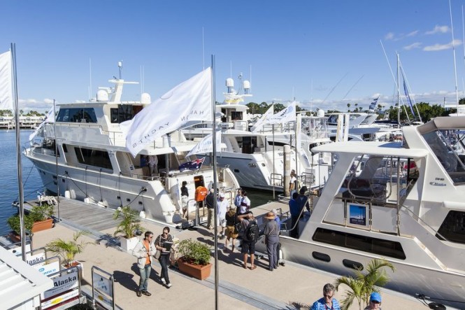 Luxury yachts on display at SCIBS 2013