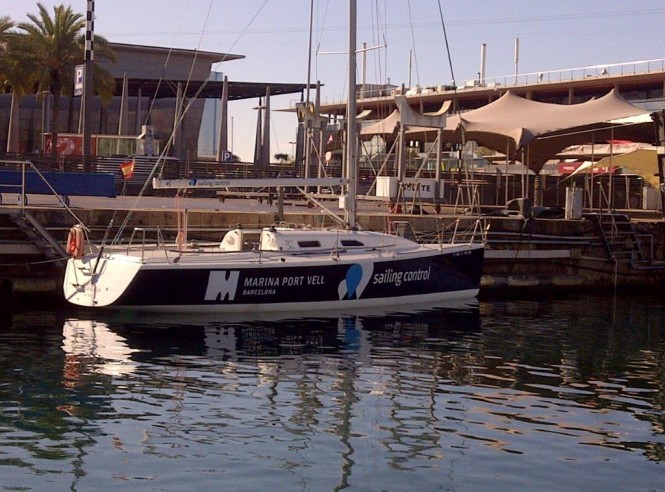 Marina Port Vell Sponsored Sailing Control Yacht in Port