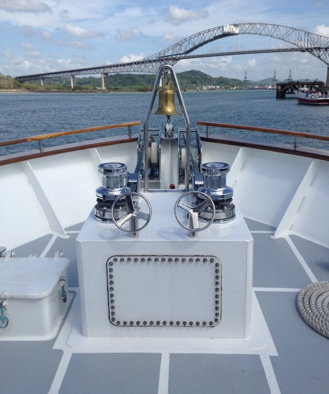 Maxwell Marine supplied two VWC6000 Windlasses for a 120ft superyacht - Photo courtesy of Maxwell Marine