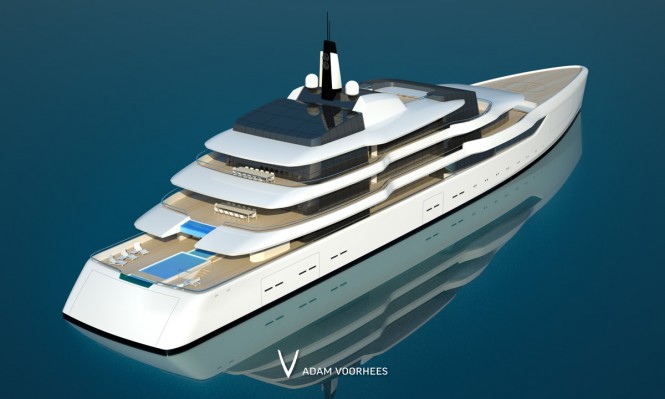 Mega yacht Project Lumen - Stern