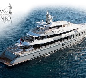 World Superyacht Award 2013 for 74m Nobiskrug mega yacht MOGAMBO