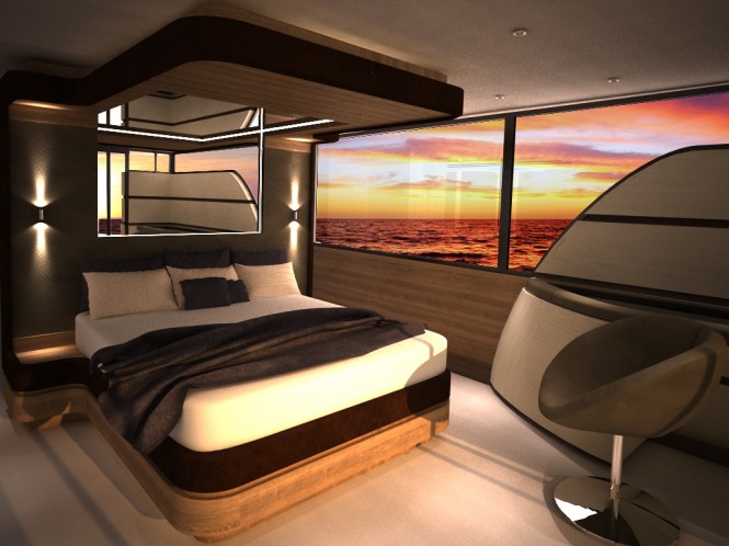 Motor yacht Contact design - Cabin