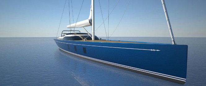 New 46m Tripp Design Yacht currently under construction at Holland Jachtbouw