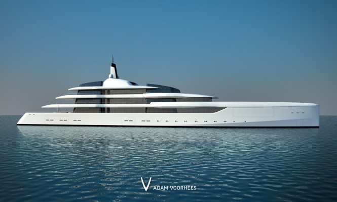 New 92m mega yacht Project Lumen by Adam Voorhees - Profile
