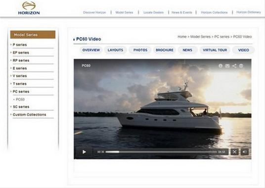 New video tour of catamaran yacht Horizon PC60
