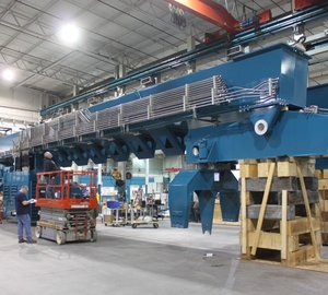 New Newport Shipyard 500 Metric Ton Marine Travelift to be delivered on May 29