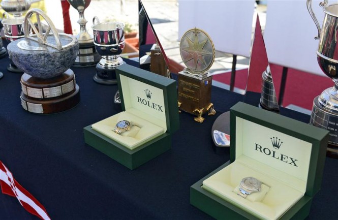 Prizes at final prizegiving - Photo credit to Rolex Kurt Arrigo