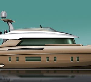 Sneak preview of motor yacht Storm 78 S with naval architecture by Van Oossanen