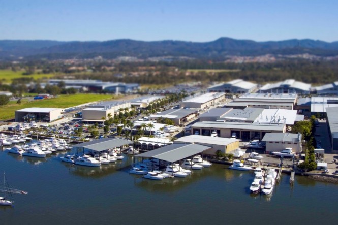 Riviera's 14-hectare state-of-the-art Coomera headquarters is the largest boat building facility in the southern hemisphere