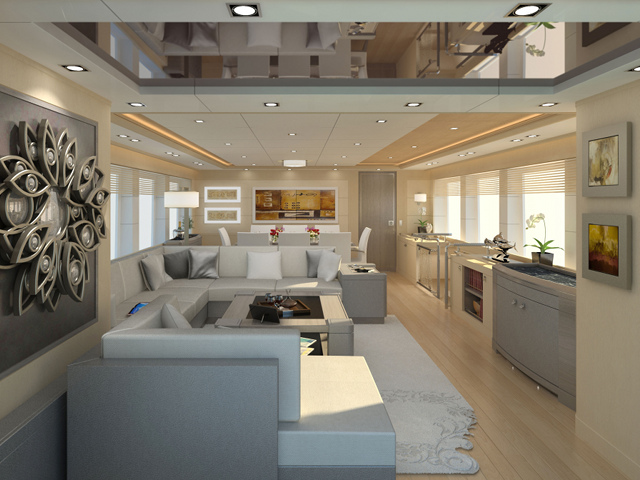 Selene 92 Ocean Explorer Yacht - Saloon