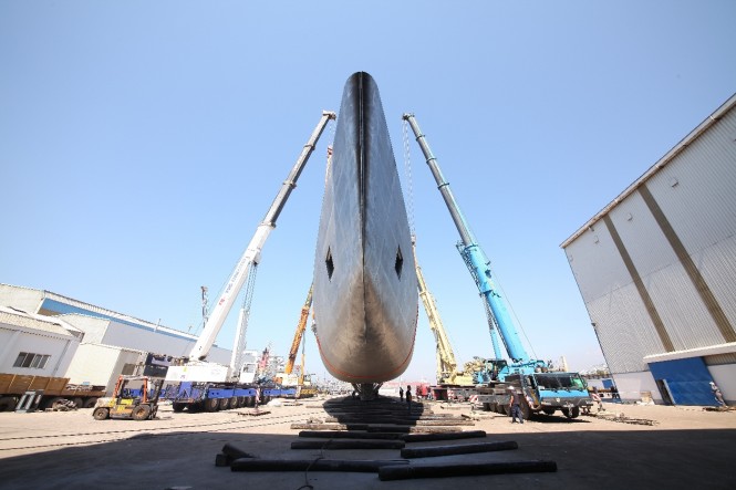 Superyacht Hull C.2227 by Perini Navi