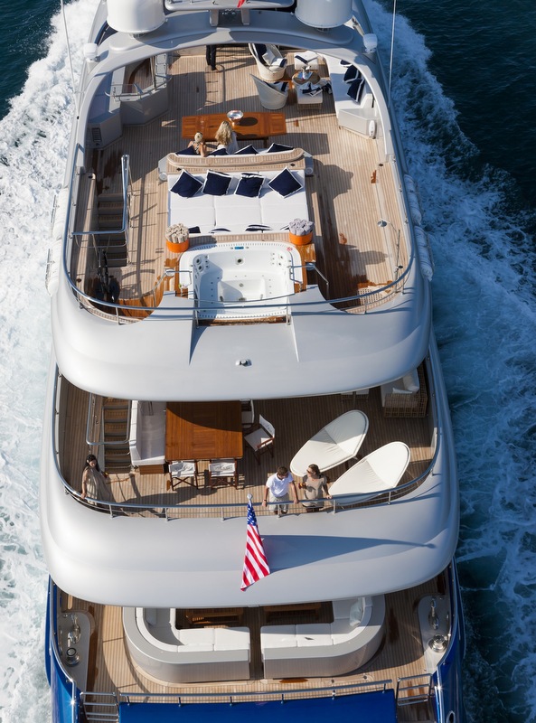 Superyacht Vulcan - Decks
