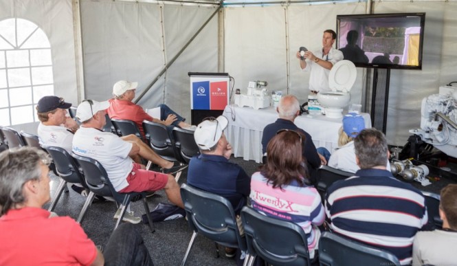 The educational seminars proved popular with Riviera owners and power boat enthusiasts