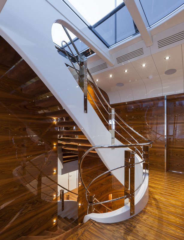 Vulcan Yacht - Staircase