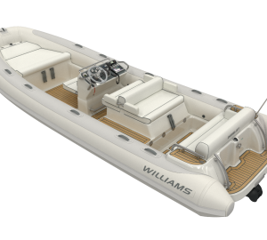 First Williams Dieseljet 625 yacht tender for 40m Princess Yacht leaves the factory  