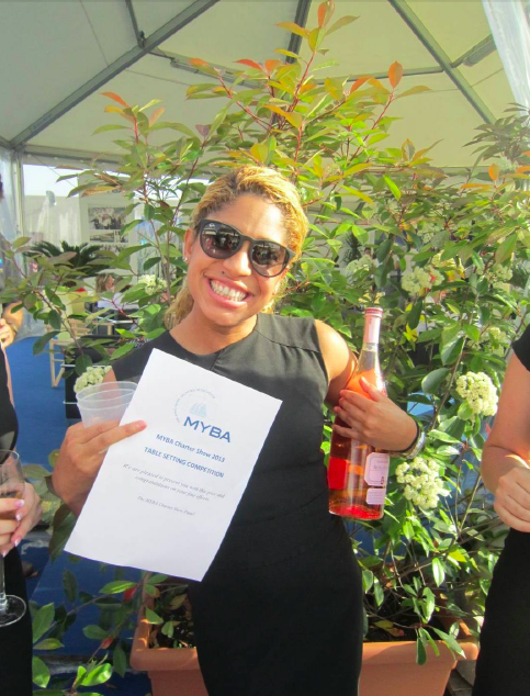 Zyanya Sebastian on Charter Yacht TITANIA wins 'Best Table Setting' for 50m+ yachts