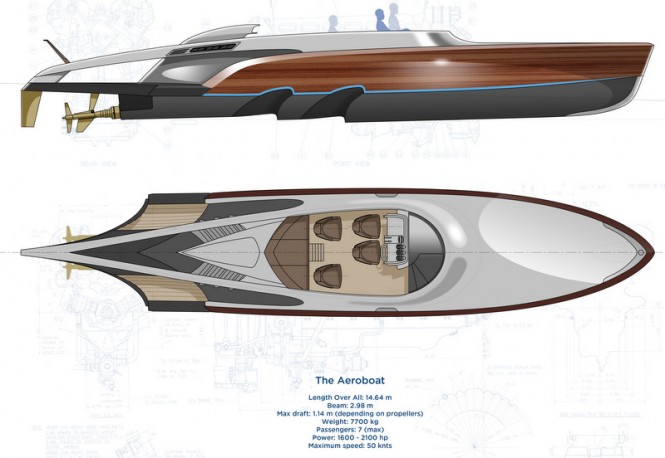 Aeroboat Superyacht Tender - Layout