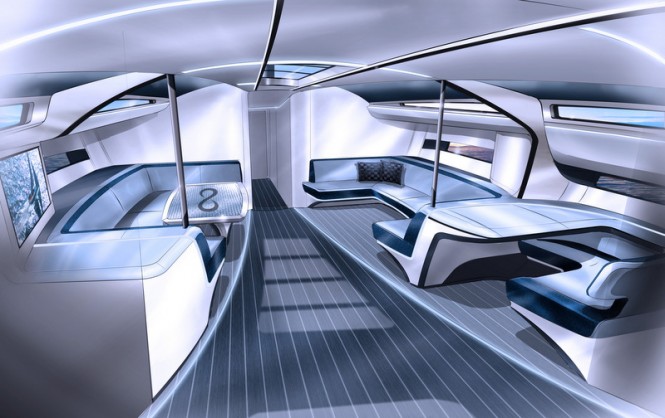 Infiniti 100S Yacht - Saloon Forward