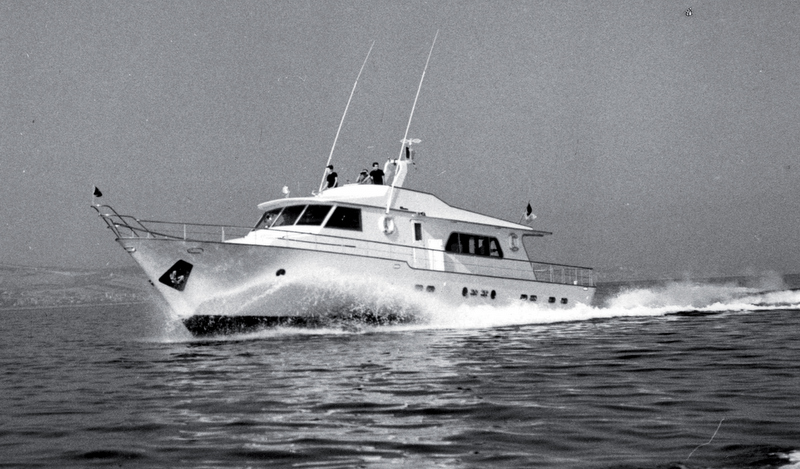 1970 23m motor yacht Super Conero
