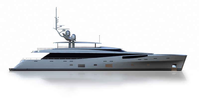 46m Dubois yacht hull 688 by Feadship