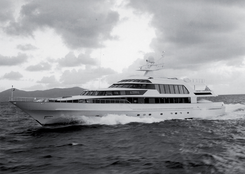 47,50m luxury yacht Azzurra from 1988