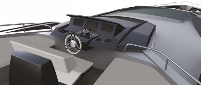 Aboard Project 105 HT Yacht Aboard Project 105 HT Yacht