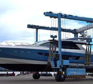 All-new Cheoy Lee motor yacht Alpha 87 leaves her build shed to undergo preliminary sea trials