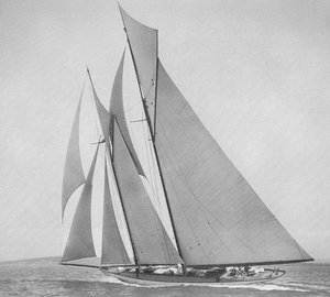 Replica of 1903 classic yacht INGOMAR seeking buyer to finish construction at Front Street Shipyard