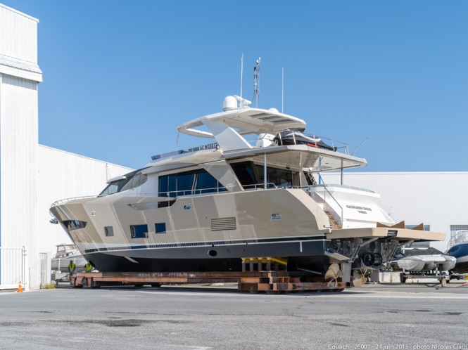 Couach 2600 FLY Yacht at launch