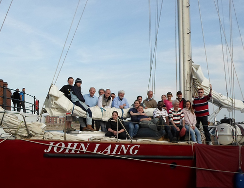 Drew Marine Signal & Safety and Ocean Youth Trust South on board John Laing