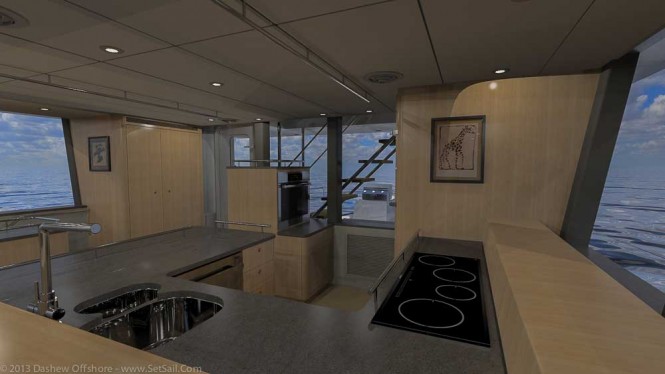 FPB 78 Yacht - Galley