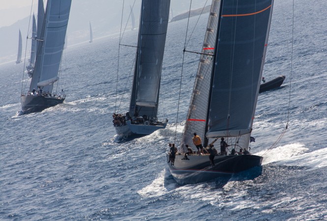 Fleet  - Loro Piana Superyacht Regatta 2013 © Jeff Brown/Superyacht Media