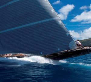 J Class Yacht HANUMAN with Rondal Rig wins 7 out of 8 races