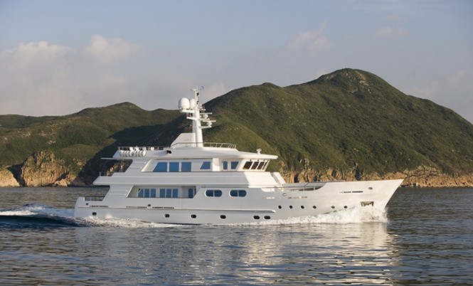 Kingship 110 Expedition yacht Relentless (ex China) designed by Setzer - Photo by Neil Rabinowitz